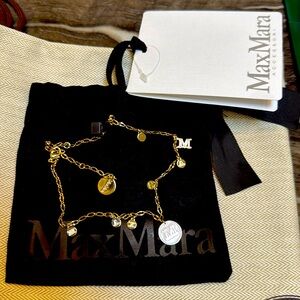 Max Mara New w Tags Charm Bracelet
